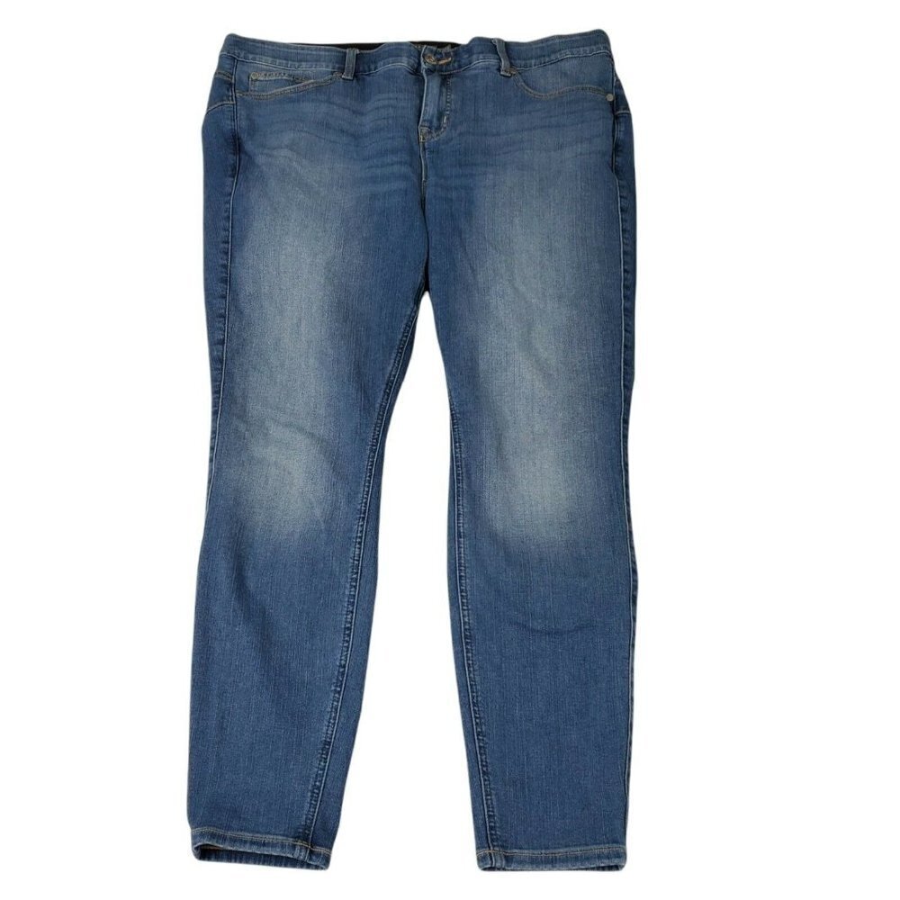 Torrid Jeans Womens 20 Blue Bombshell Skinny High Rise Premium Stretch